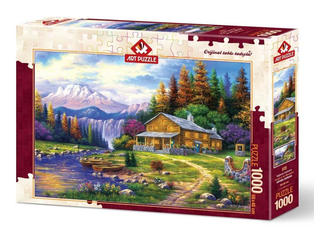 Art Puslespil – Solnedgangen i bjergene 1000 brikker