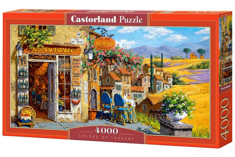 Castorland Puslespil – Farverige Toscana 4000 Brikker