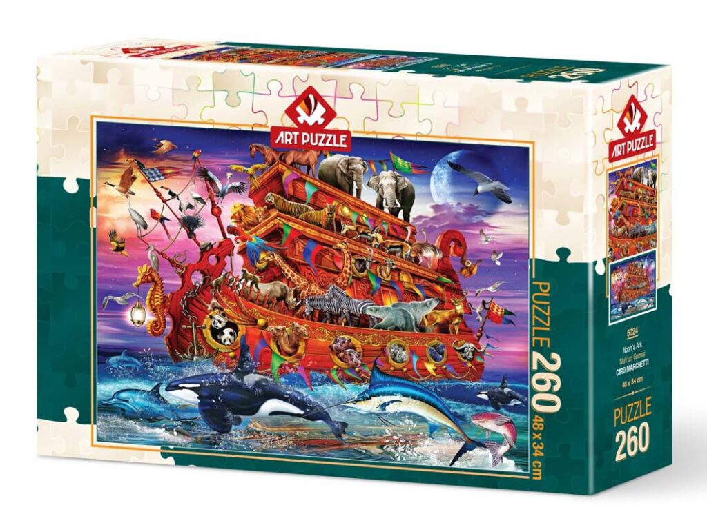 Art Puslespil – Noah’s Ark 260 brikker