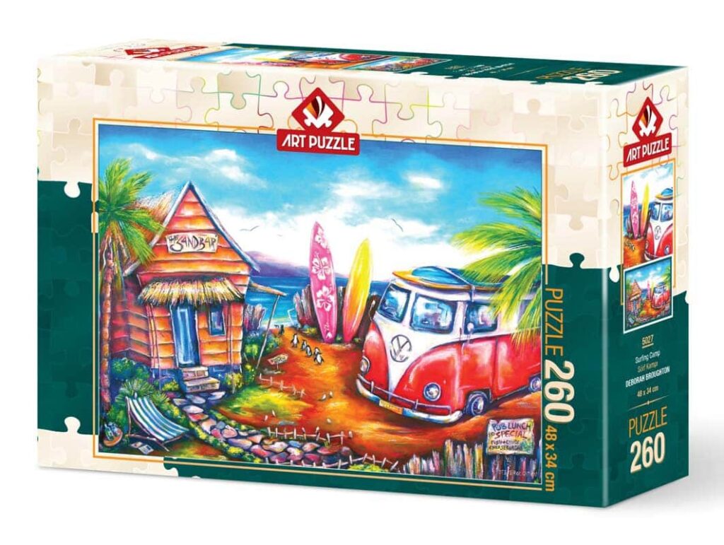 Art Puslespil – Surflejr 260 brikker