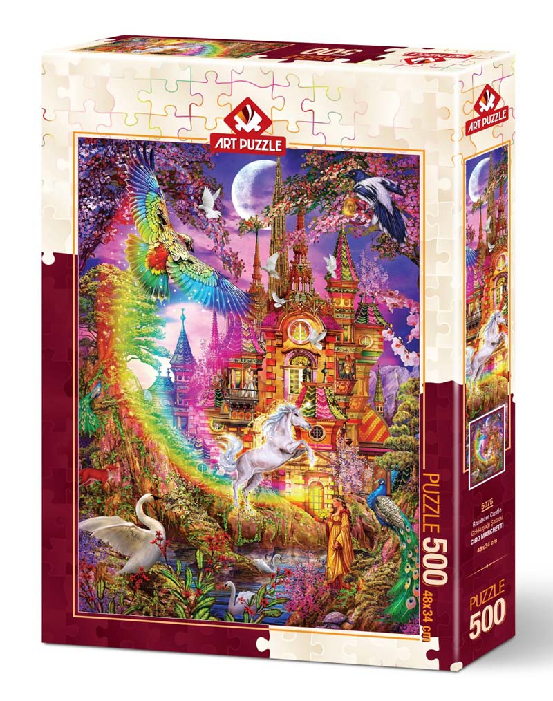 Art Puslespil – Regnbuens slot 500 brikker