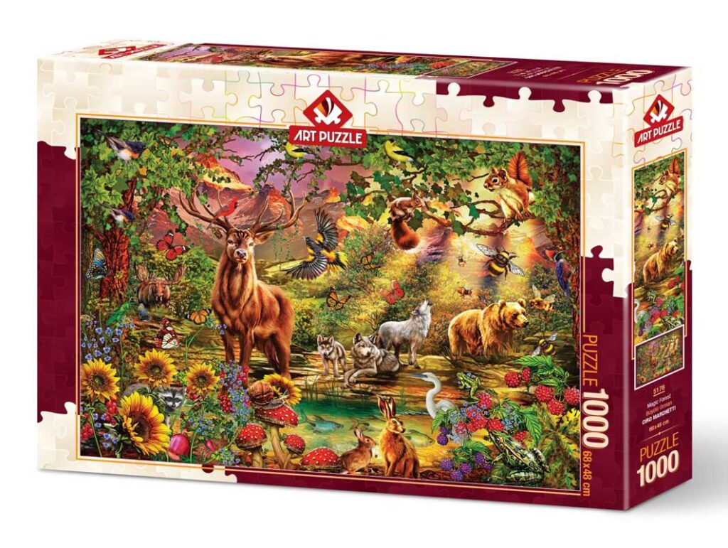 Art Puslespil – Fortryllet skov 1000 brikker
