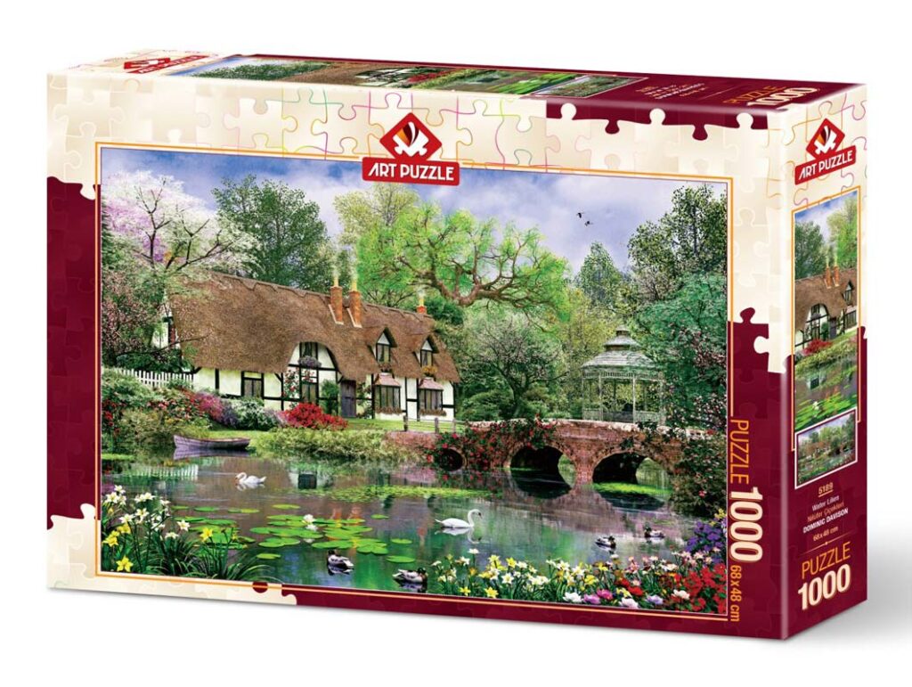 Art Puslespil – Lotusblomster 1000 brikker