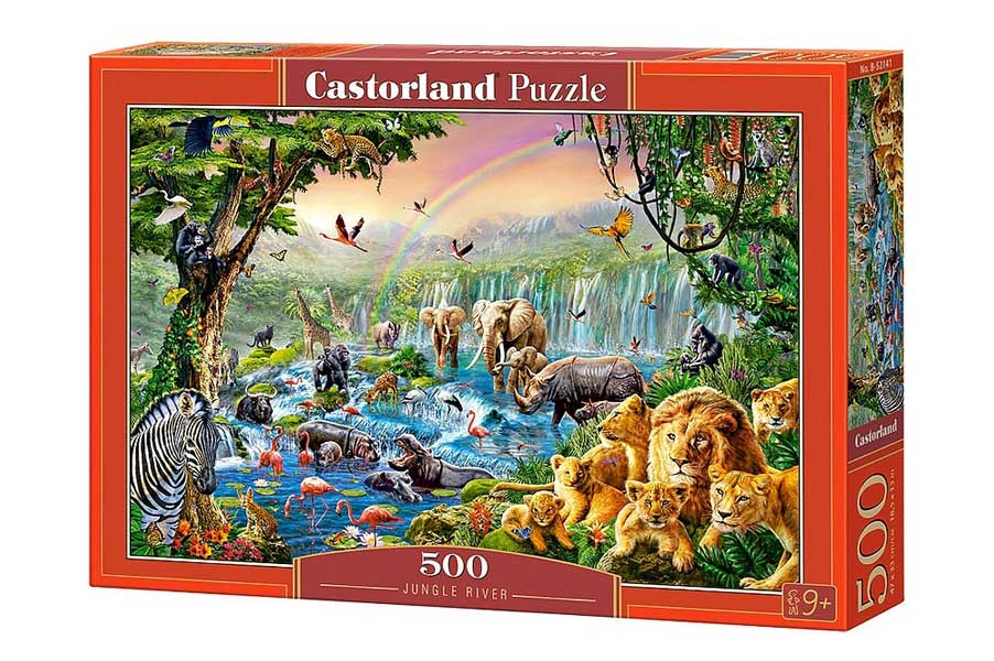 Castorland Puslespil – Junglens Flod 500 Brikker