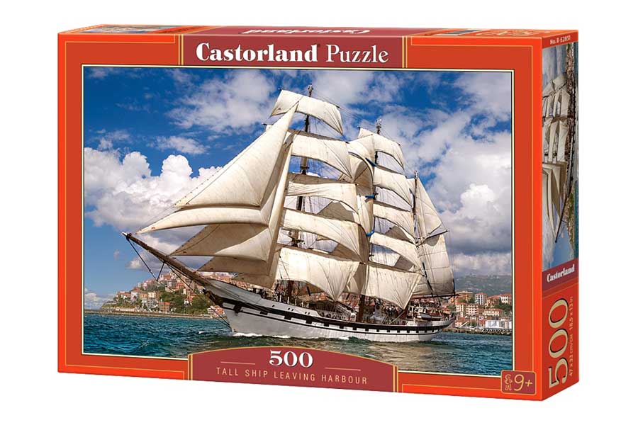 Castorland Puslespil – Skibet i havnen 500 Brikker