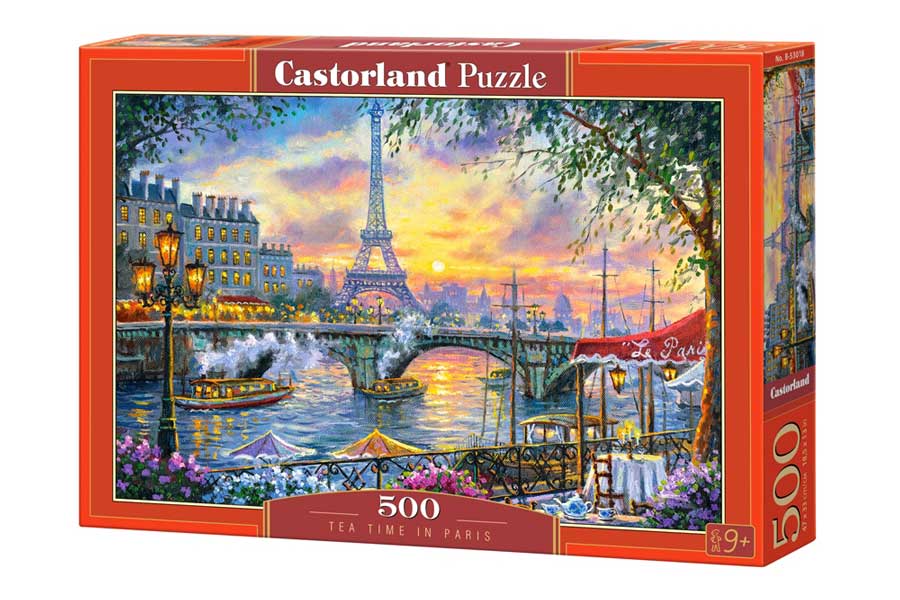 Castorland Puslespil – Tedags i Paris 500 Brikker