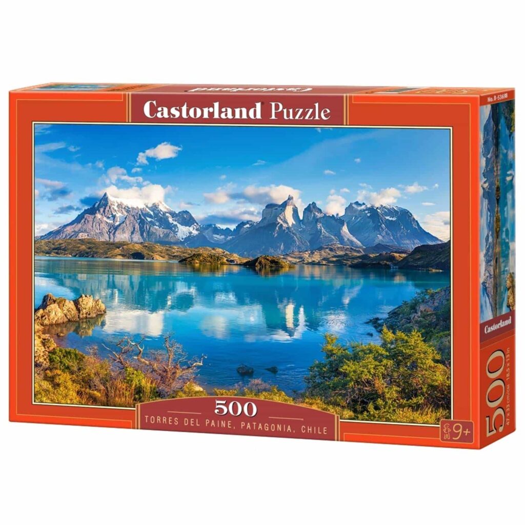 Castorland Puslespil – Torres Del Paine i Patagonia, Chile 500 brikker