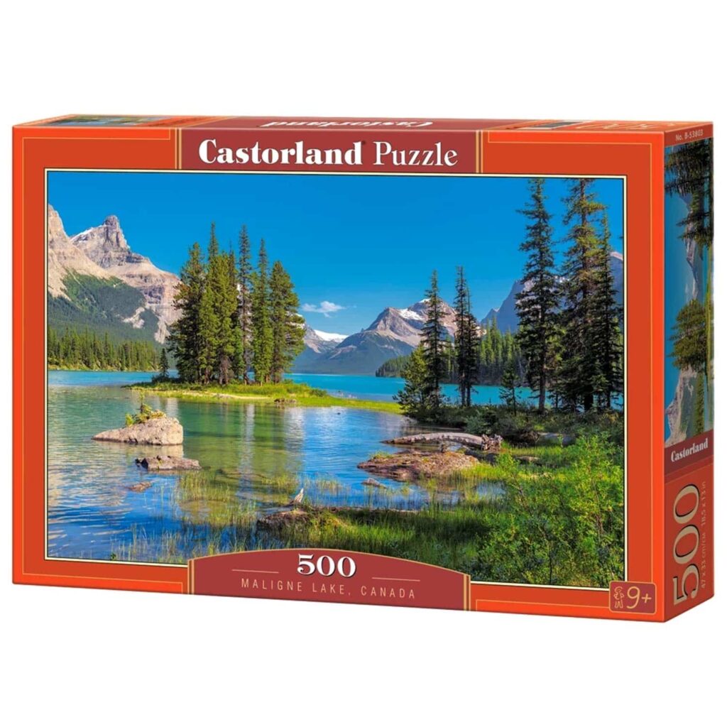 Castorland Puslespil – Maligne Lake, Canada 500 brikker