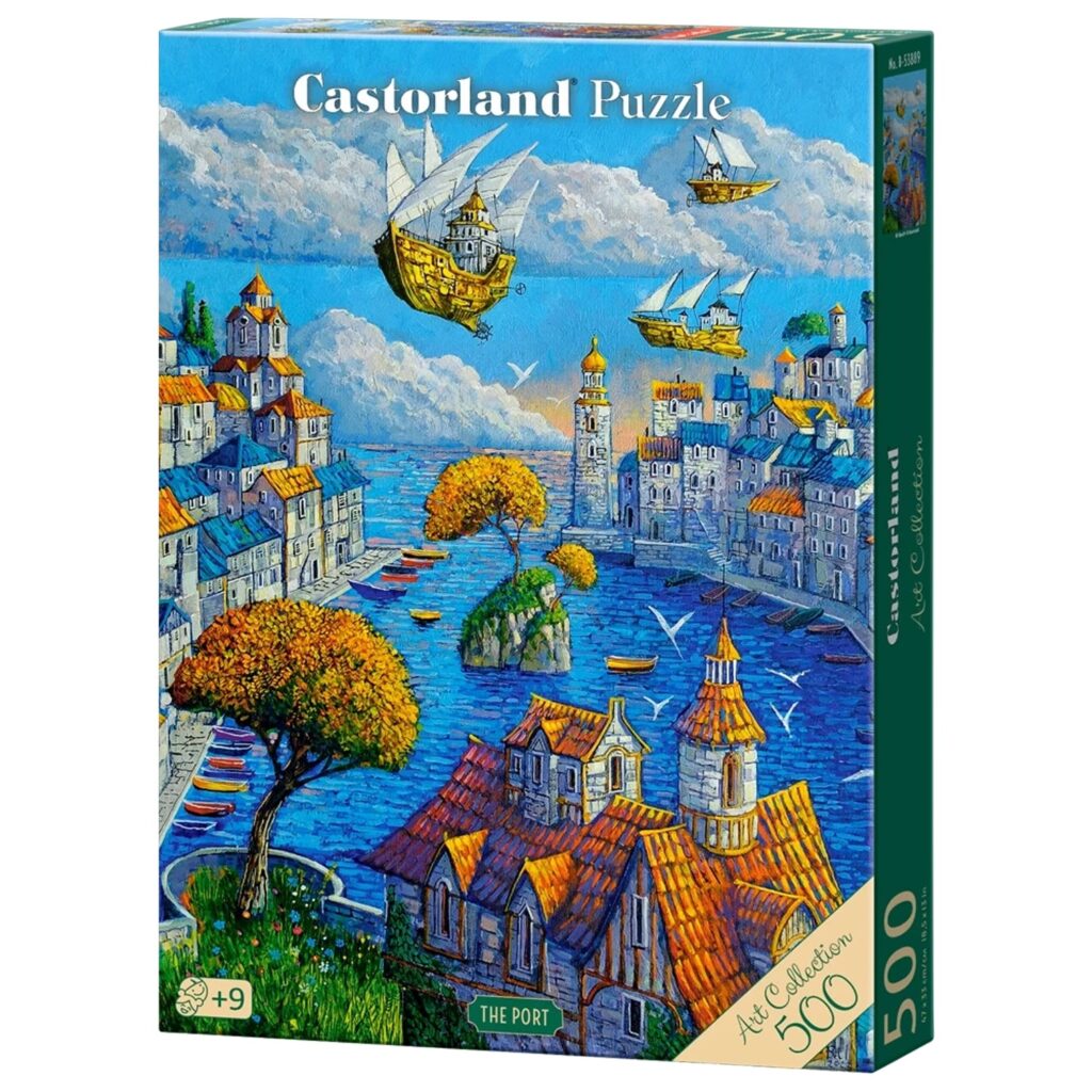 Castorland Puslespil Art Collection – Havnen 500 brikker