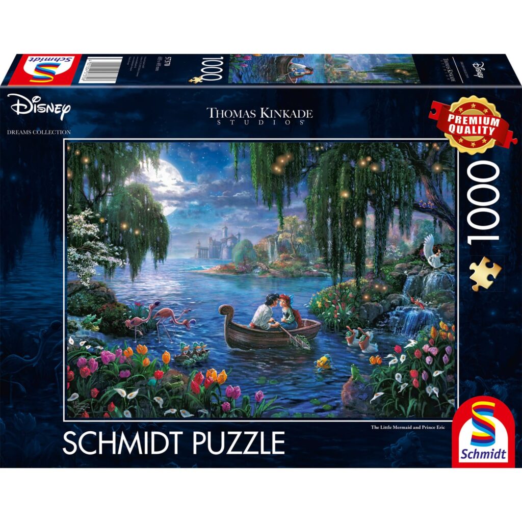 Schmidt Puslespil – Disney: Den lille havfrues Romantiske aften 1000 brikker