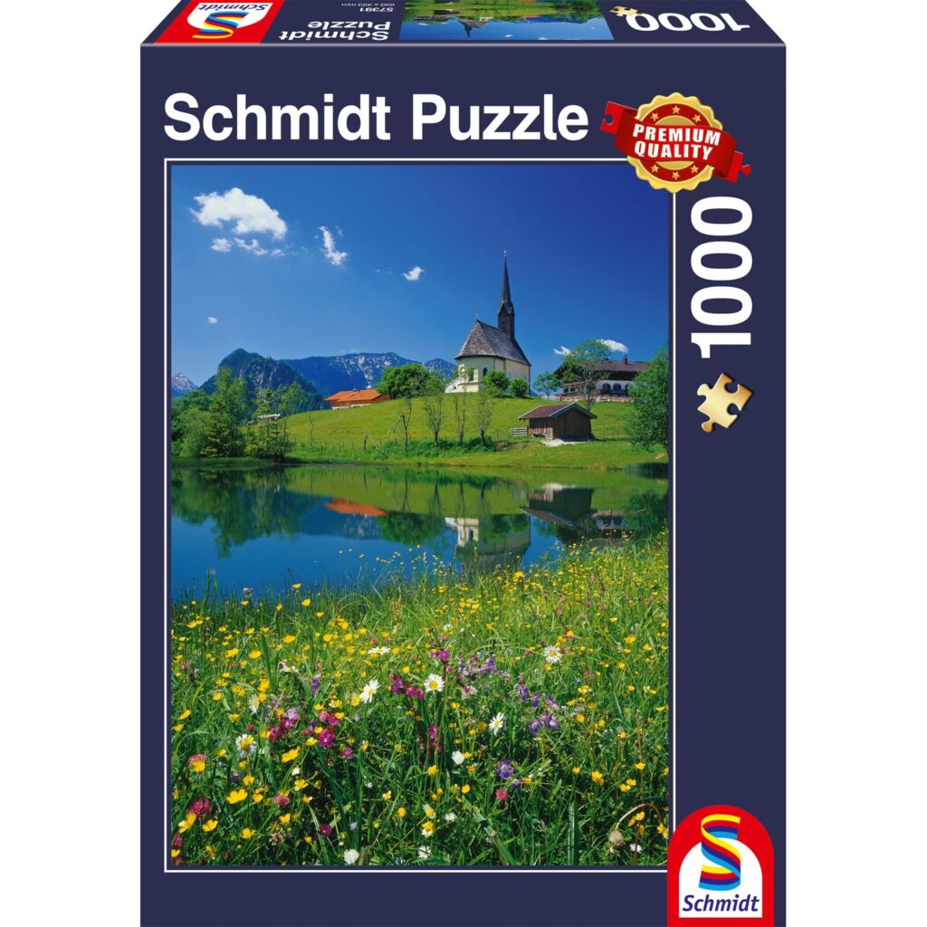 Schmidt Puslespil – St Nikolauskirken i Inzell, Tyskland 1000 brikker