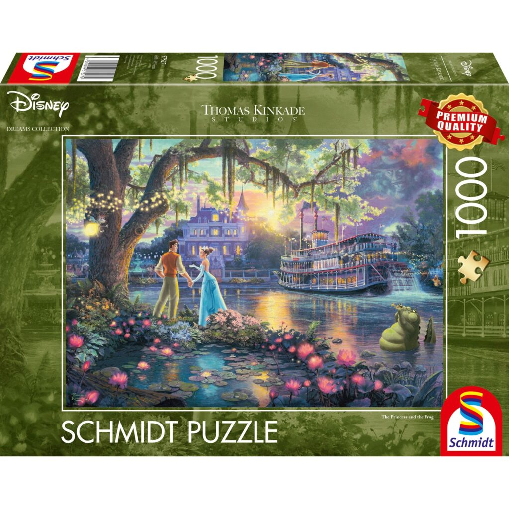 Schmidt Puslespil – Disney: Prinsessen og Frøen 1000 brikker