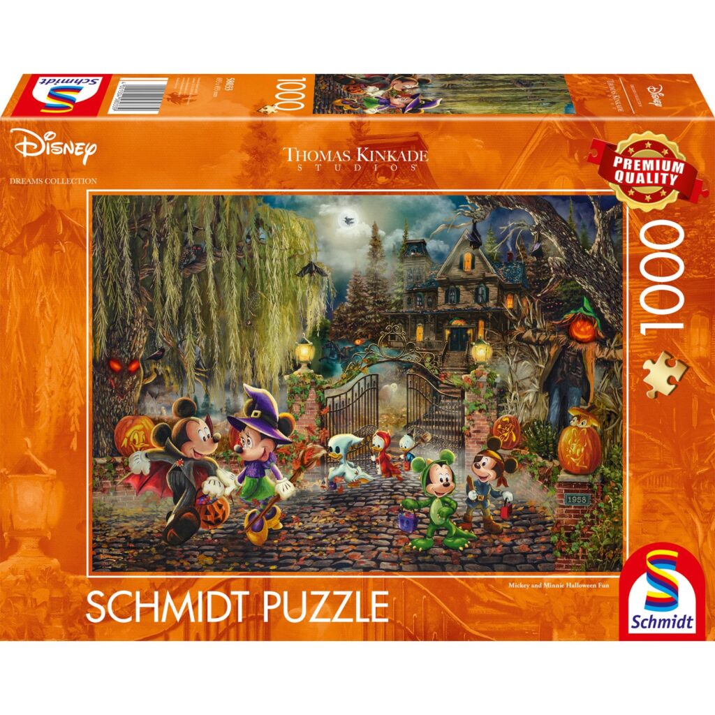 Schmidt Puslespil – Disney: Mickey Mouse & Minnies Halloween 1000 brikker