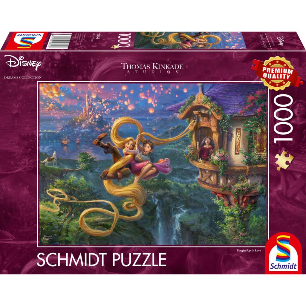 Schmidt Puslespil – Disney Træt: Rapunzel 1000 brikker