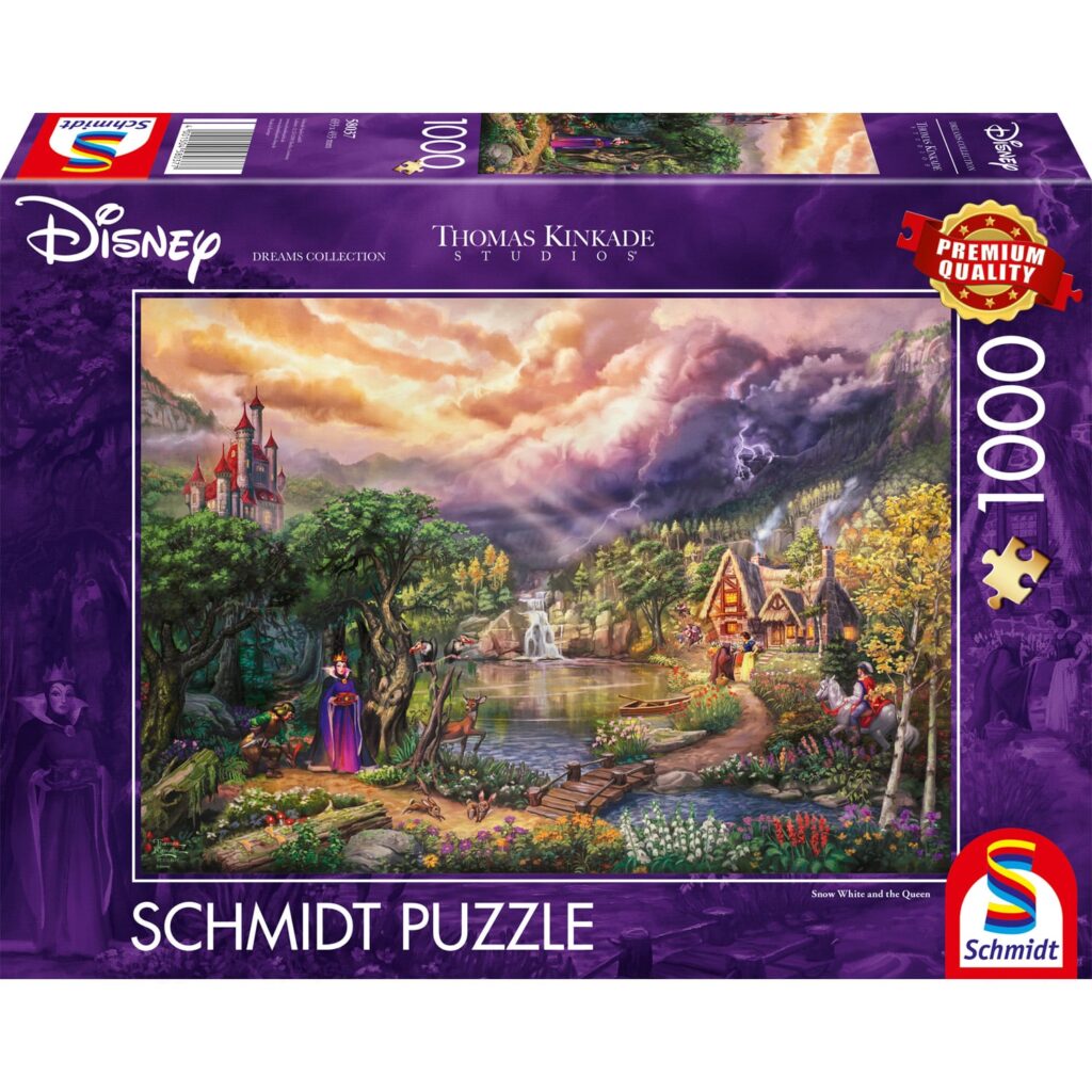 Schmidt Puslespil – Disney: Snehvide og Dronningen 1000 brikker