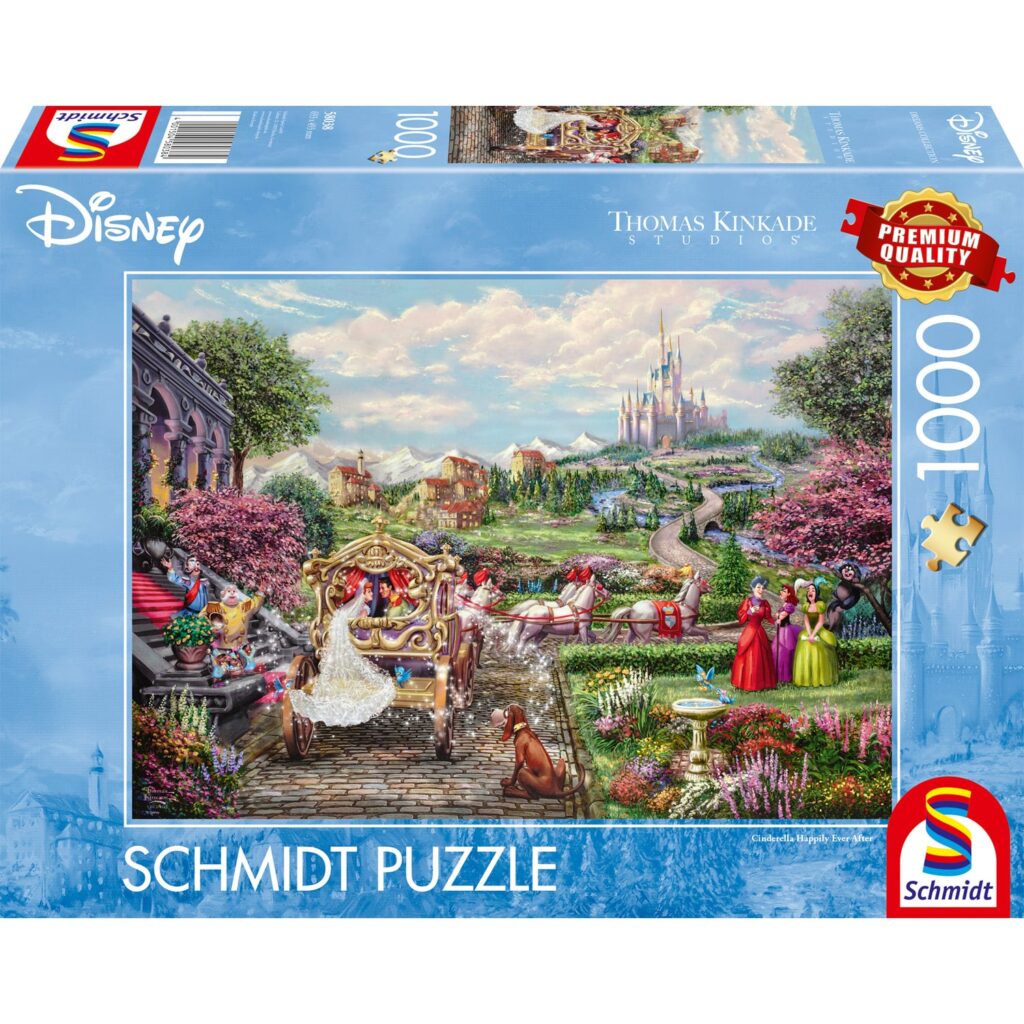 Schmidt Puslespil – Disney Askepot: Lykkeligt Slut 1000 brikker