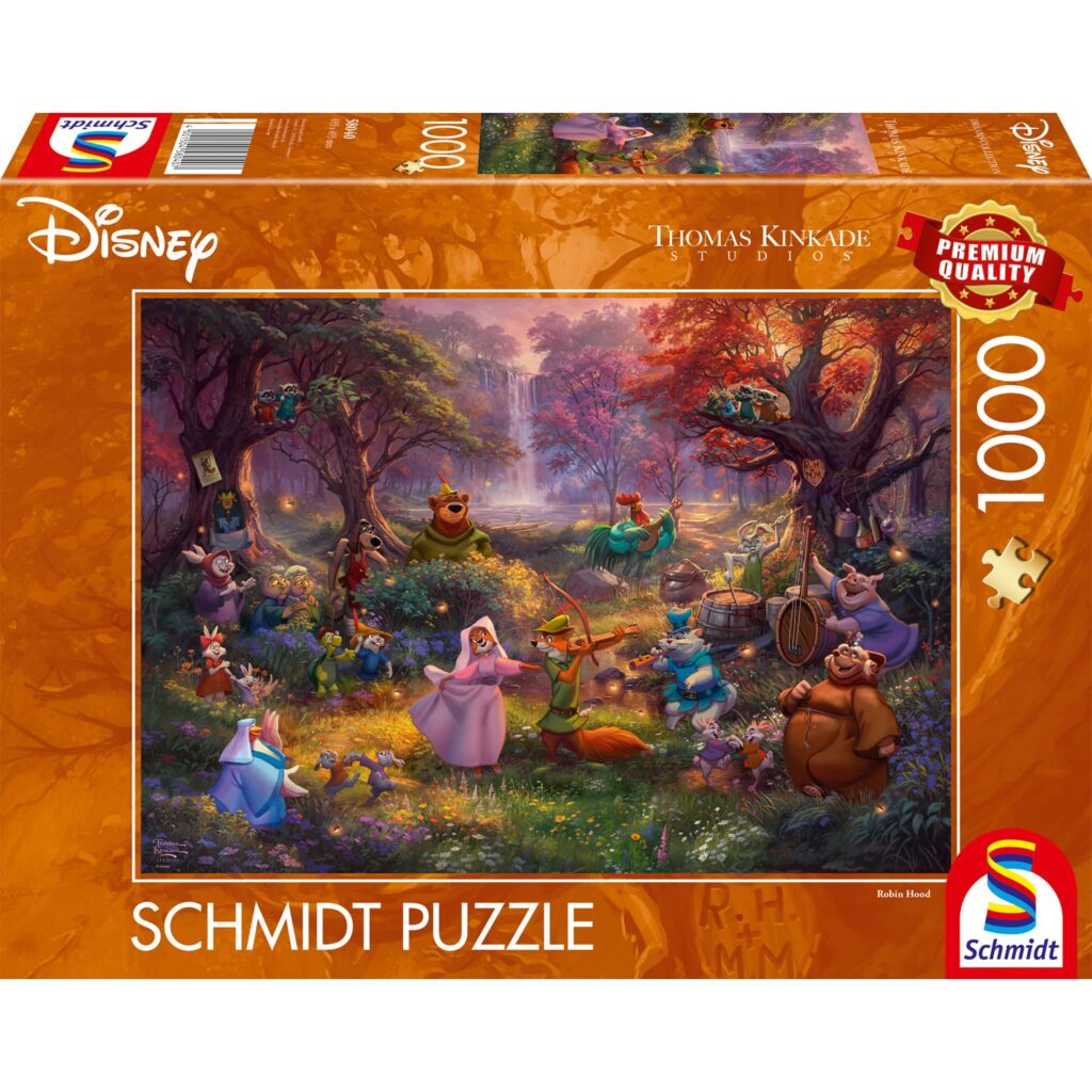 Schmidt Puslespil – Disney: Robin Hood 1000 brikker