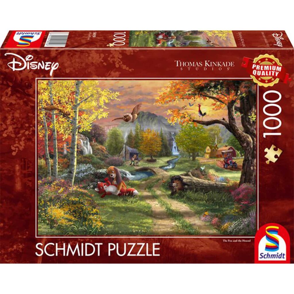Schmidt Puslespil – Disney: Mickey og Pluto 1000 brikker