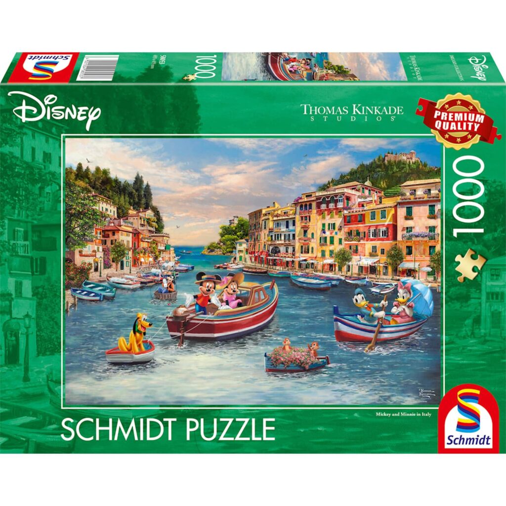 Schmidt Puslespil – Musse & Mimmi i Italien 1000 brikker