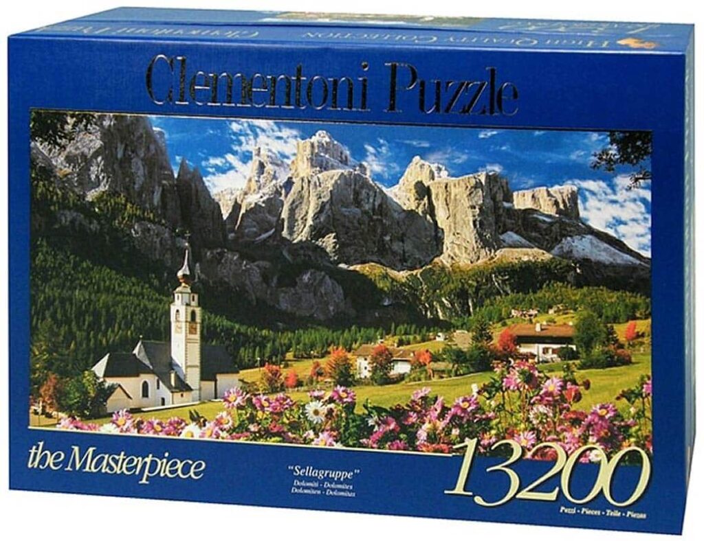 Clementoni Puslespil – Sellagruppen i Dolomitterne, Italien 13200 Brikker