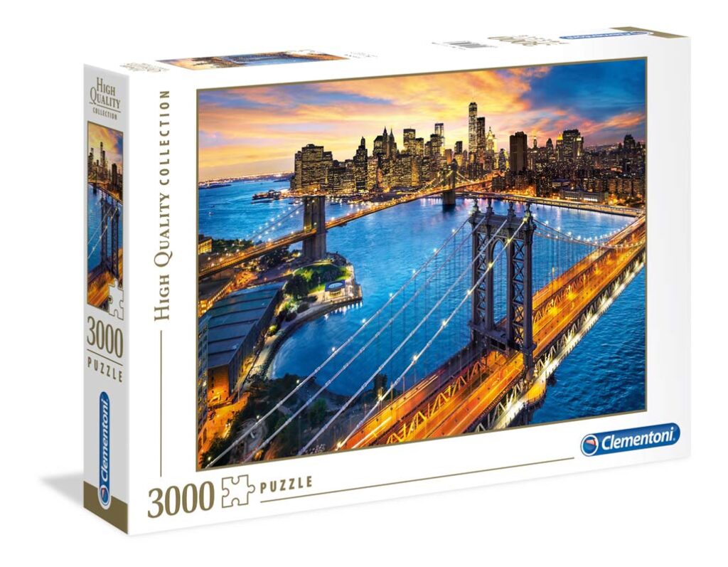 Clementoni Puslespil – New York 3000 Brikker