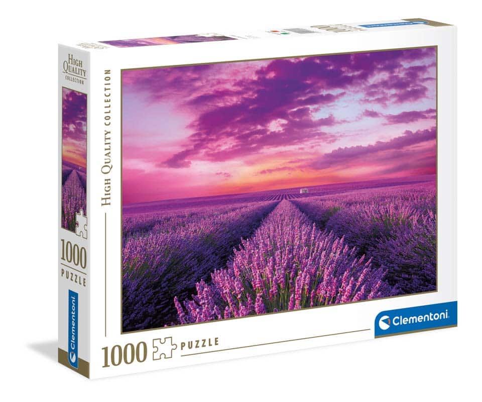 Clementoni Puslespil – Lavendelfelt 1000 brikker