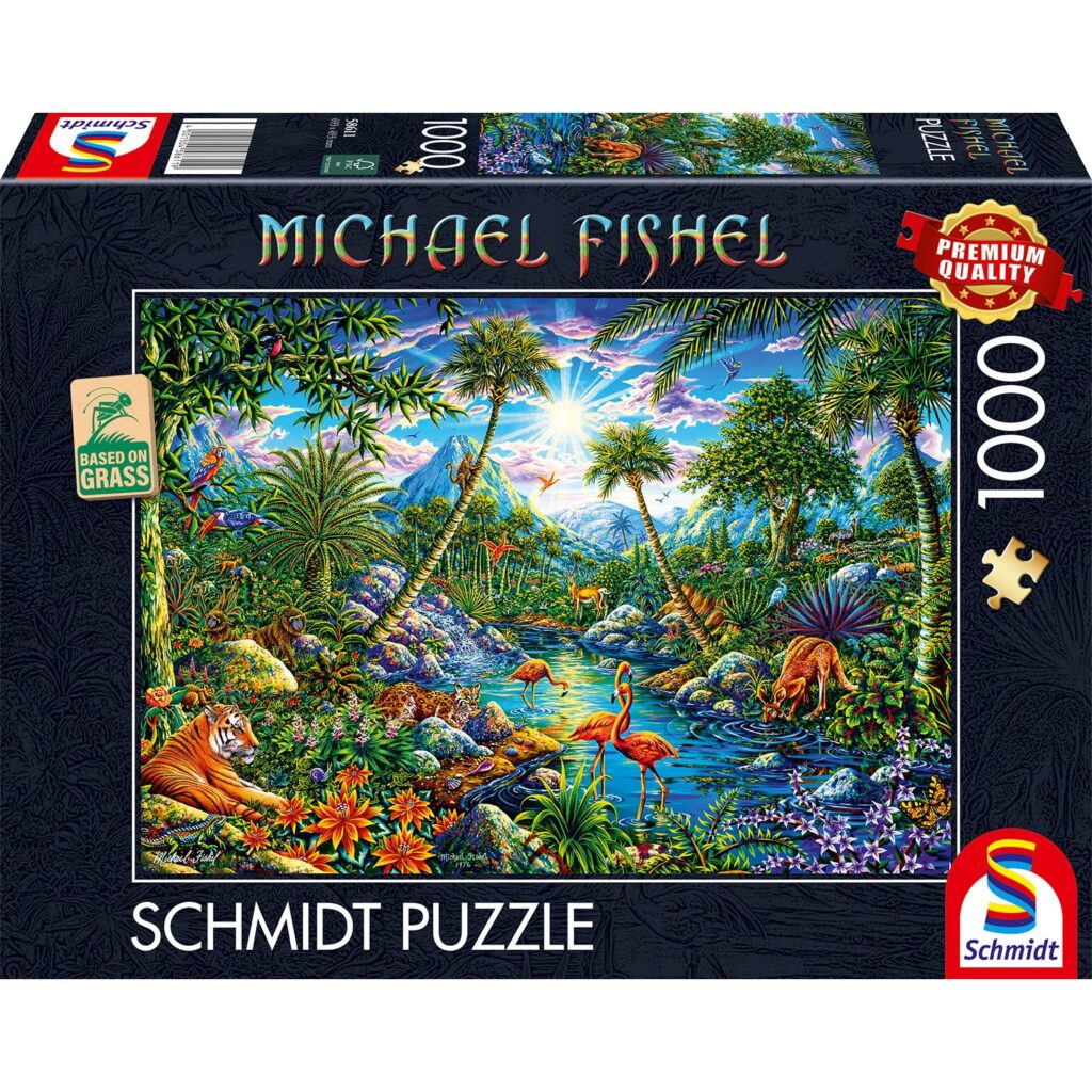 Schmidt Puslespil – Michael Fishel: Øparadis 1000 brikker