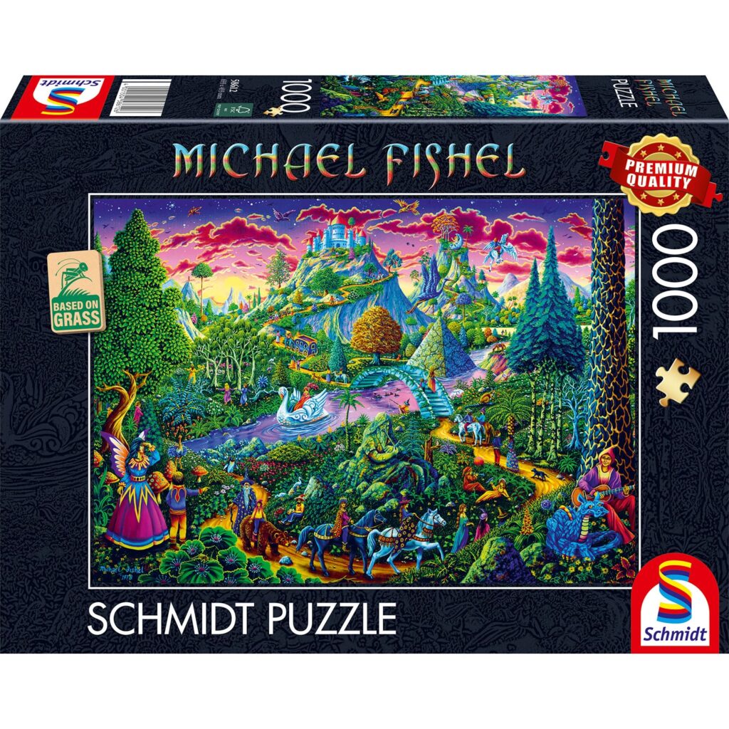 Schmidt Puslespil – Michael Fishel: Fantastisk Elververden 1000 brikker
