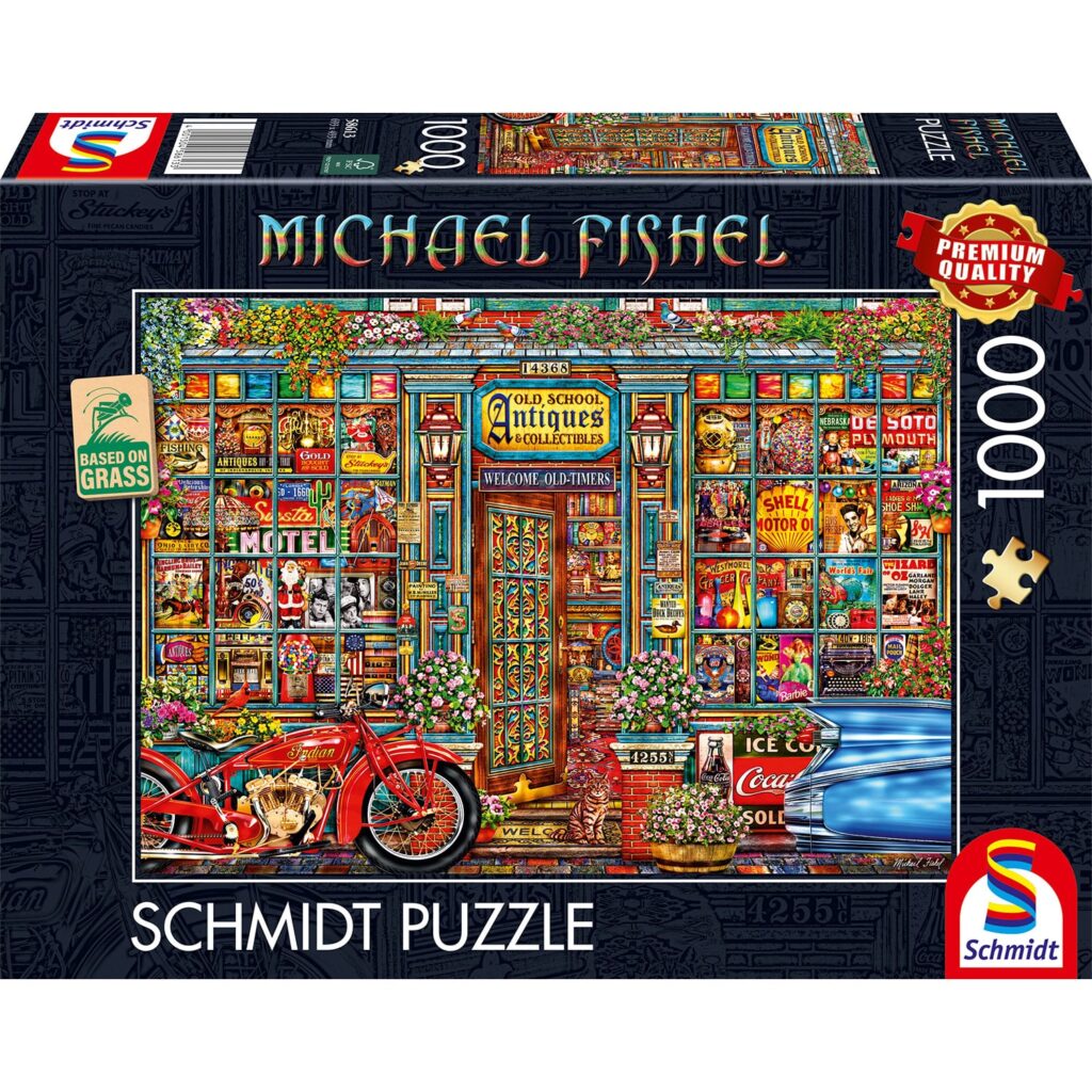 Schmidt Puslespil – Michael Fishel: Skatte fra Fortiden 1000 brikker