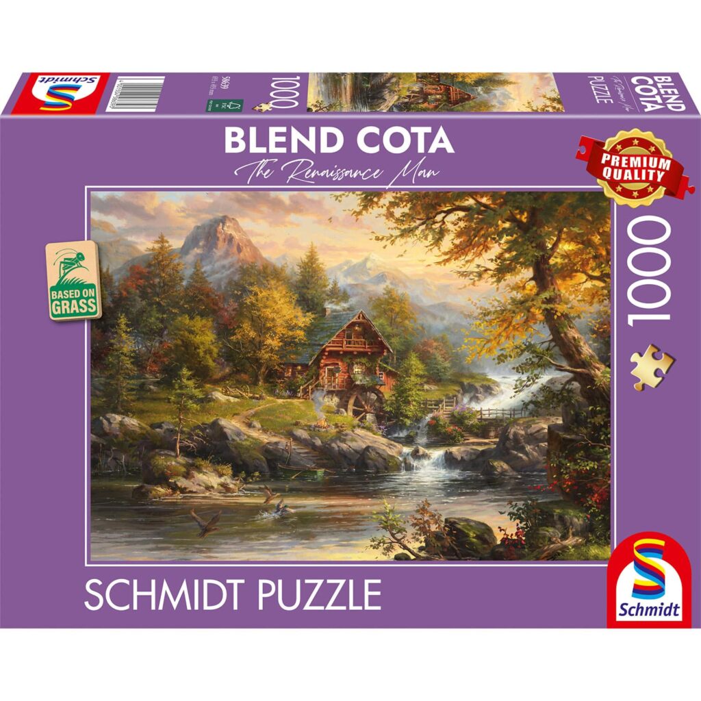 Schmidt Puslespil – Blend Cota: Sommerhus 1000 brikker