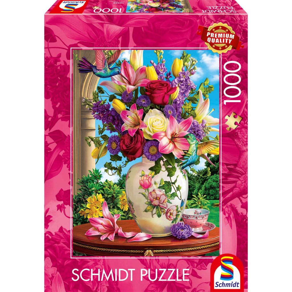 Schmidt Puslespil – Blomsterbuket 1000 brikker