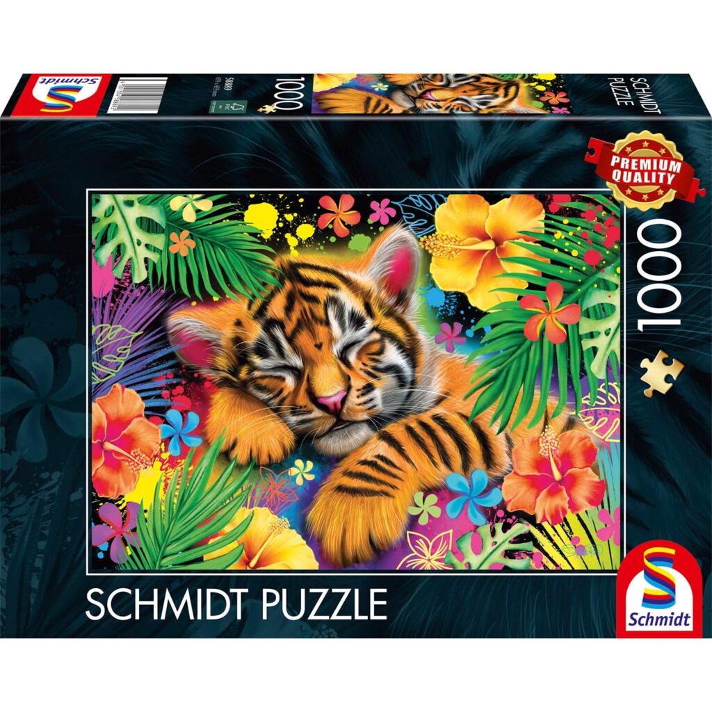 Schmidt Puslespil – Tigerunge 1000 brikker