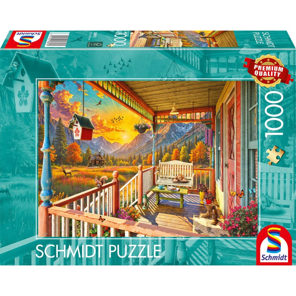Schmidt Puslespil – Bjergveranda 1000 brikker