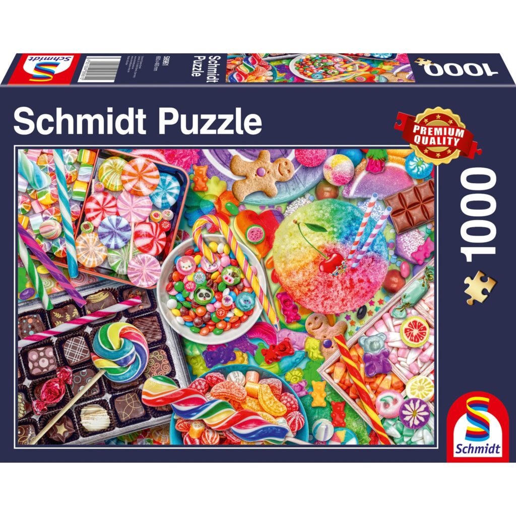 Schmidt Puslespil – Candylicious 1000 brikker