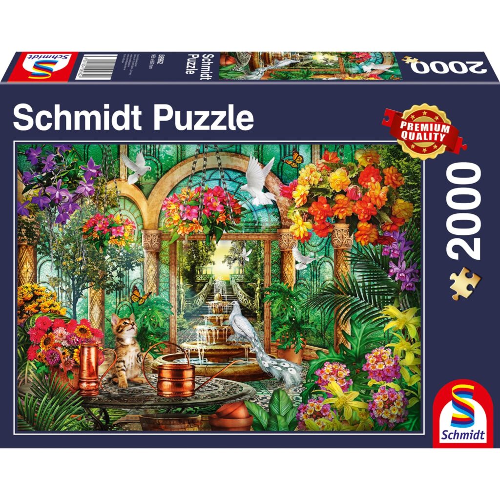 Schmidt Puslespil – Drivhusets Atrium 2000 brikker