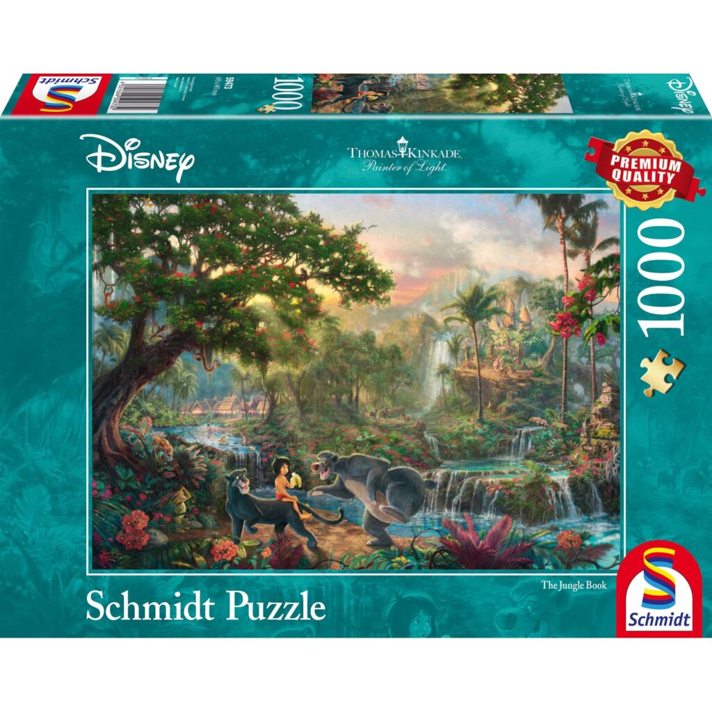 Schmidt Puslespil – Disney: Junglebogen 1000 brikker