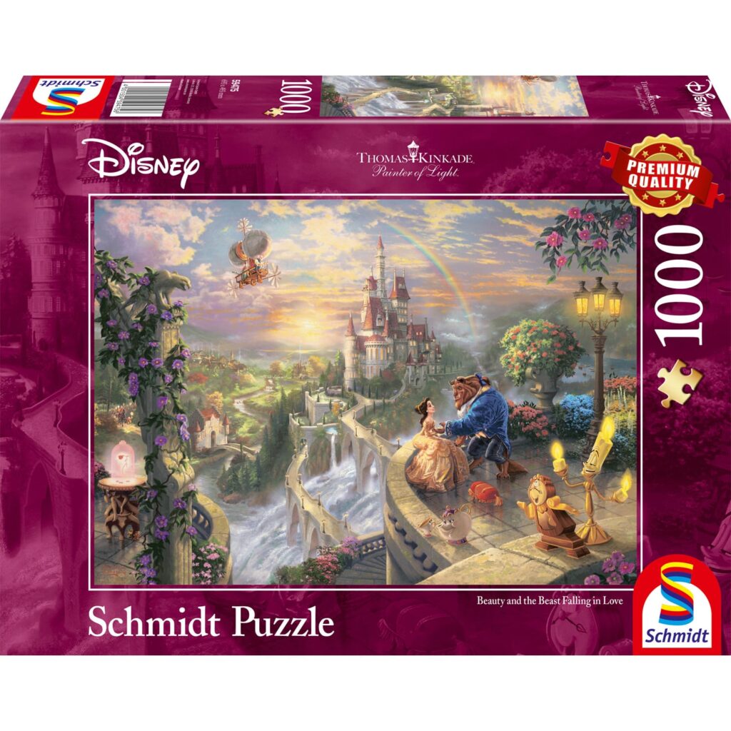 Schmidt Puslespil – Disney: Skønheden og udyret ved terrassen 1000 brikker