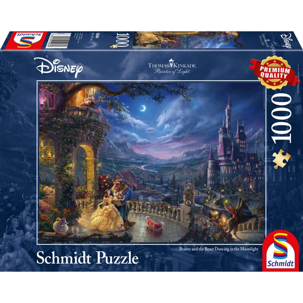 Schmidt Puslespil – Disney: Skønheden og Udyret 1000 brikker