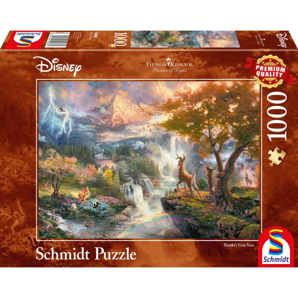 Schmidt Puslespil – Disney: Bambi i skoven 1000 brikker