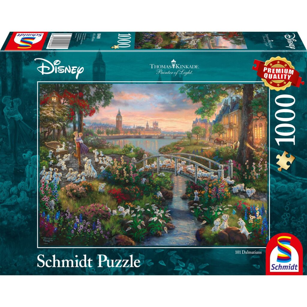 Schmidt Puslespil – Disney: 101 Dalmatinere i parken 1000 brikker