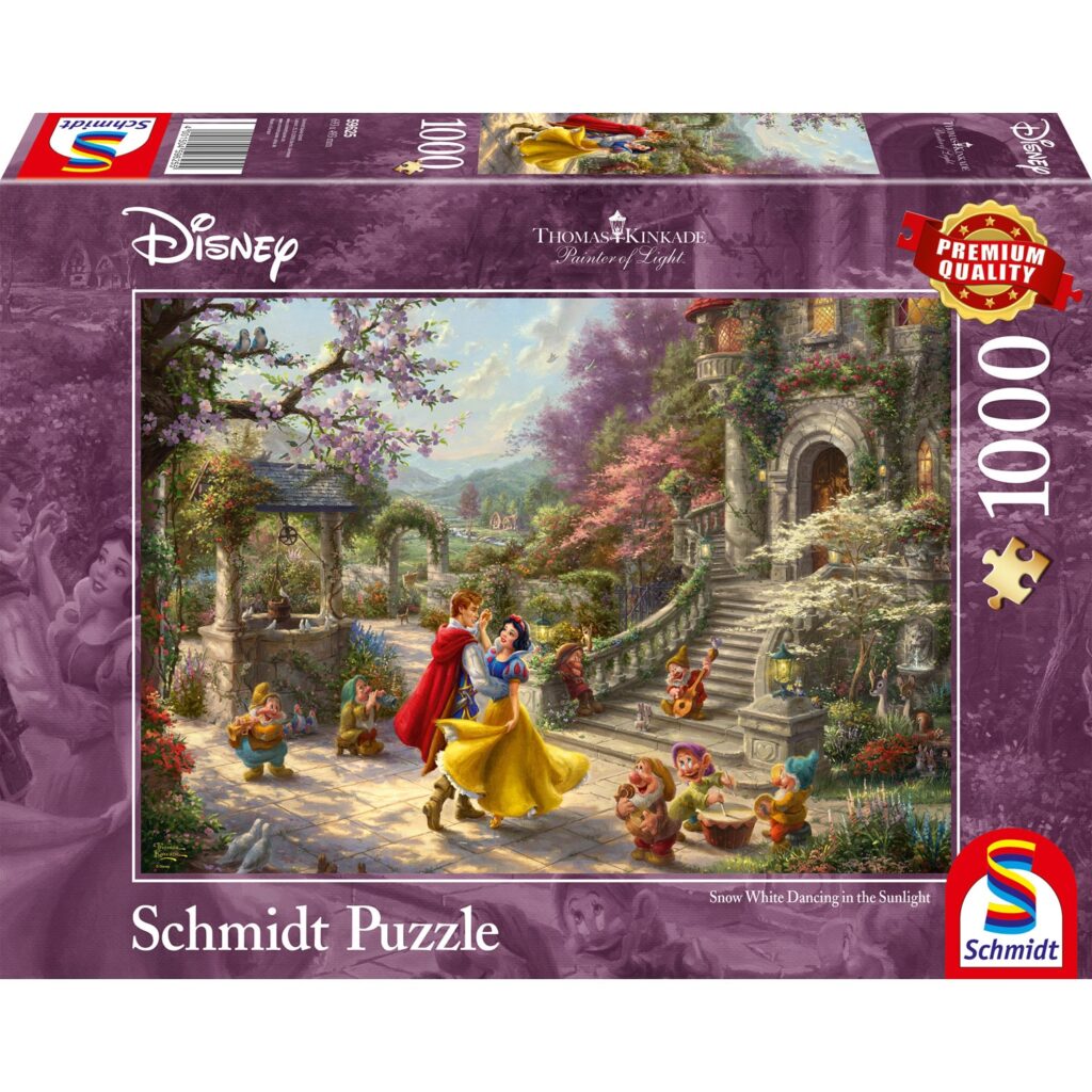 Schmidt Puslespil – Disney: Snehvide danser med Prinsen 1000 brikker