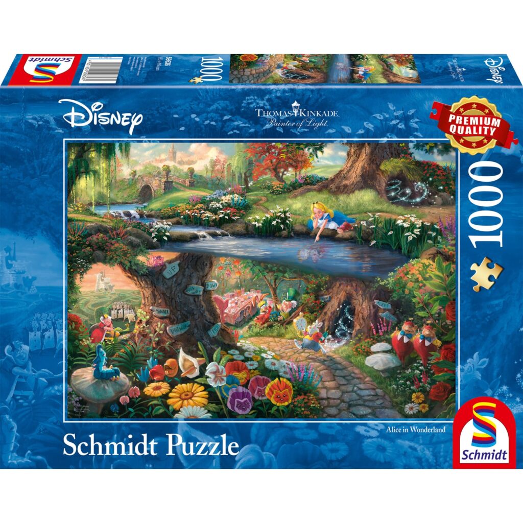 Schmidt Puslespil – Disney: Alice i Eventyrland 1000 brikker
