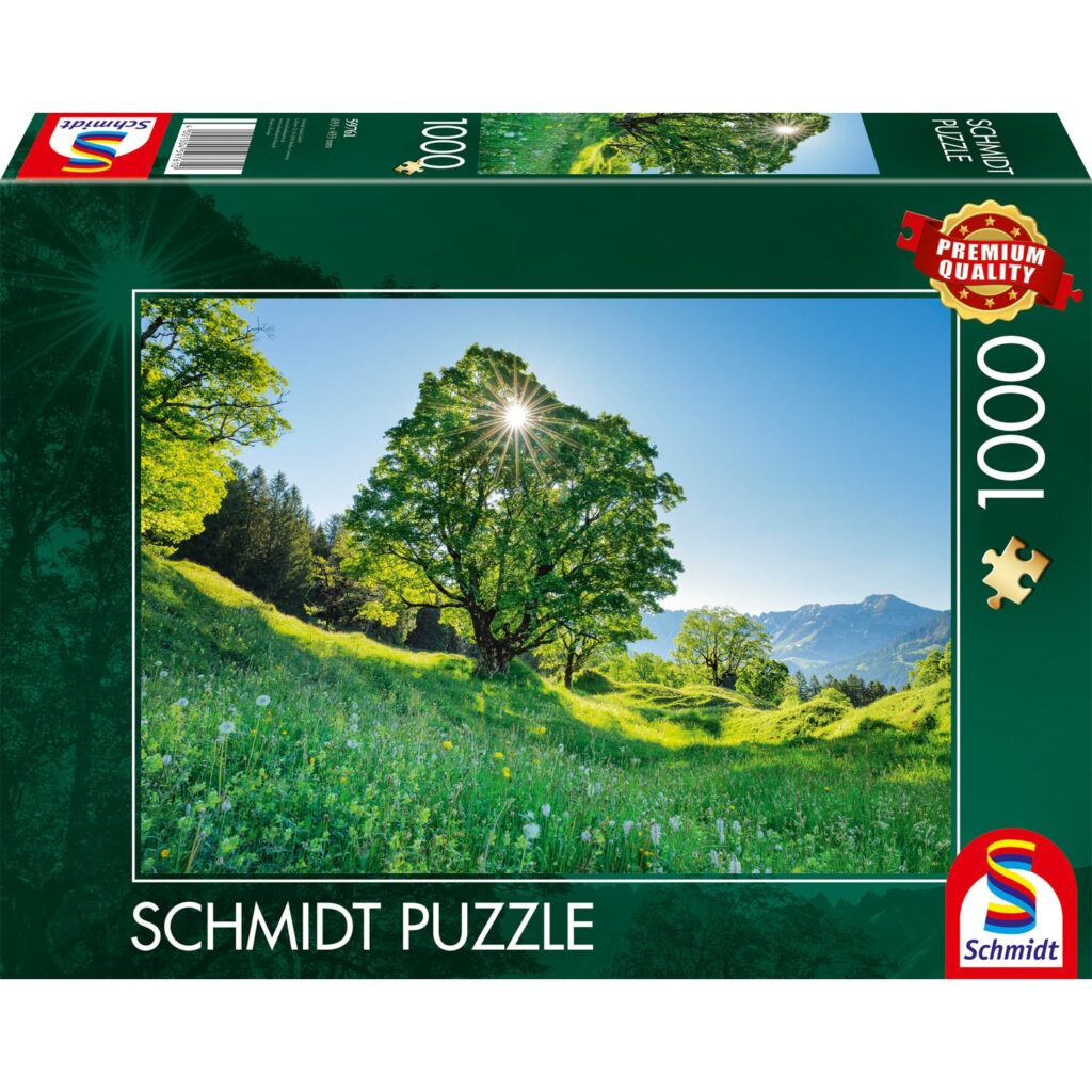 Schmidt Puslespil – Sykomorløn i St. Gallen, Schweiz 1000 brikker