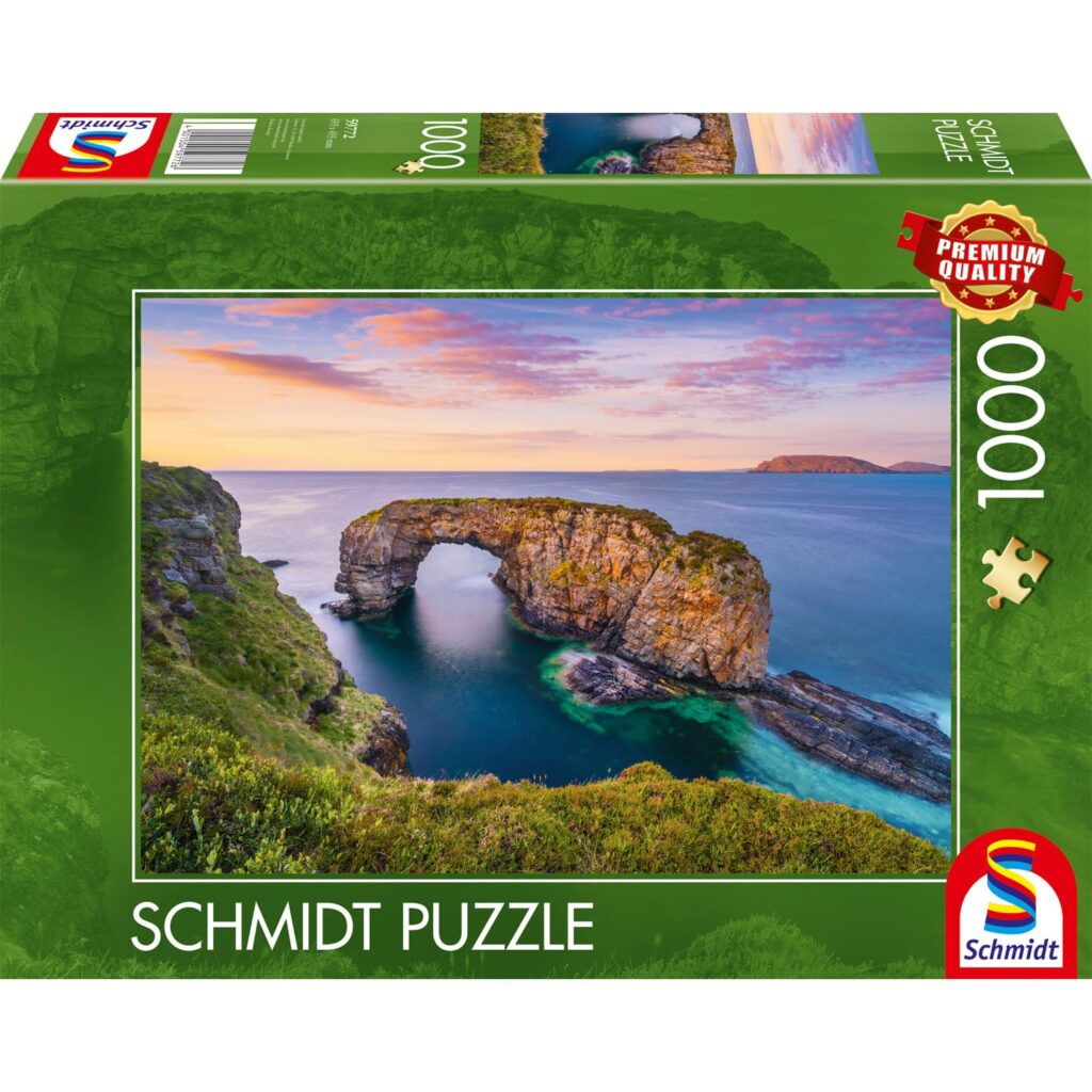 Schmidt Puslespil – Great Pollet Havsbue på Fanadhalvøen, Irland 1000 brikker