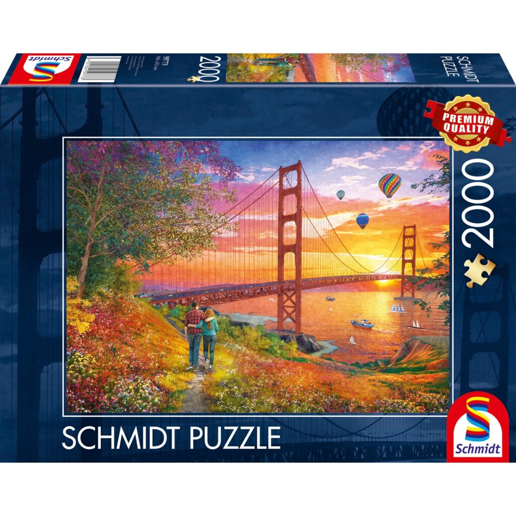 Schmidt Puslespil – Gåtur til Golden Gate-broen 2000 brikker