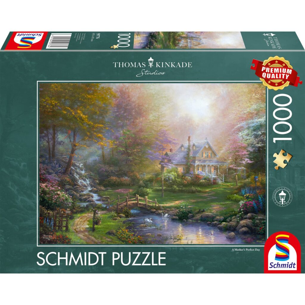 Schmidt Puslespil – Thomas Kinkade: En Perfekt Mors Dag 1000 brikker