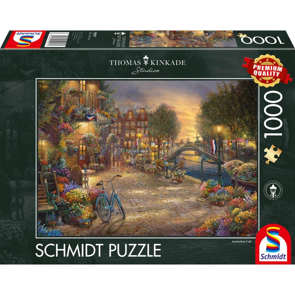 Schmidt Puslespil – Thomas Kinkade: Amsterdam 1000 brikker