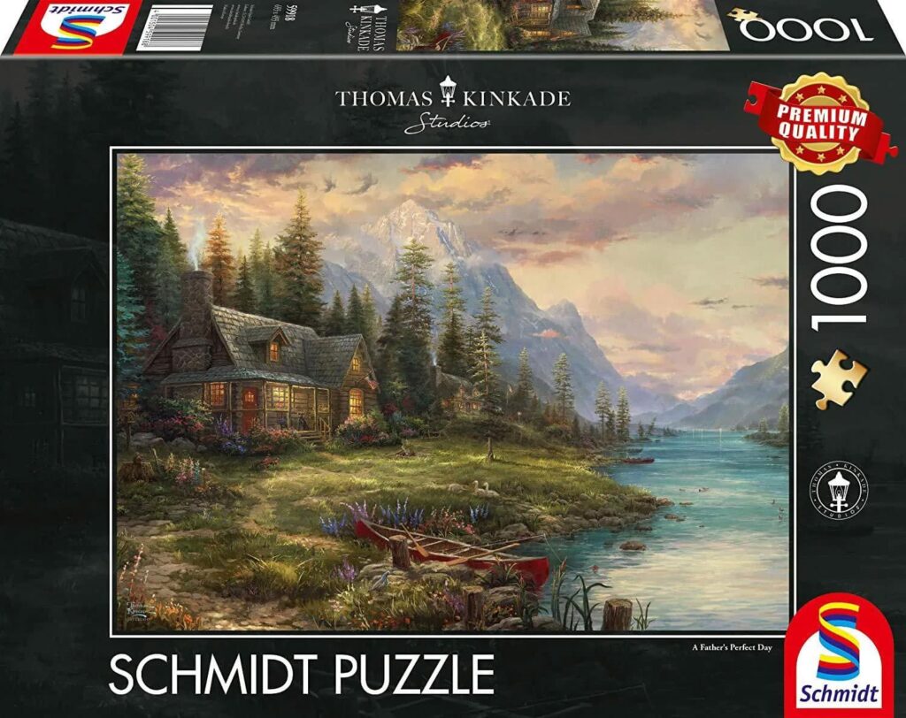 Schmidt Puslespil – Thomas Kinkade: Fars dag 1000 brikker