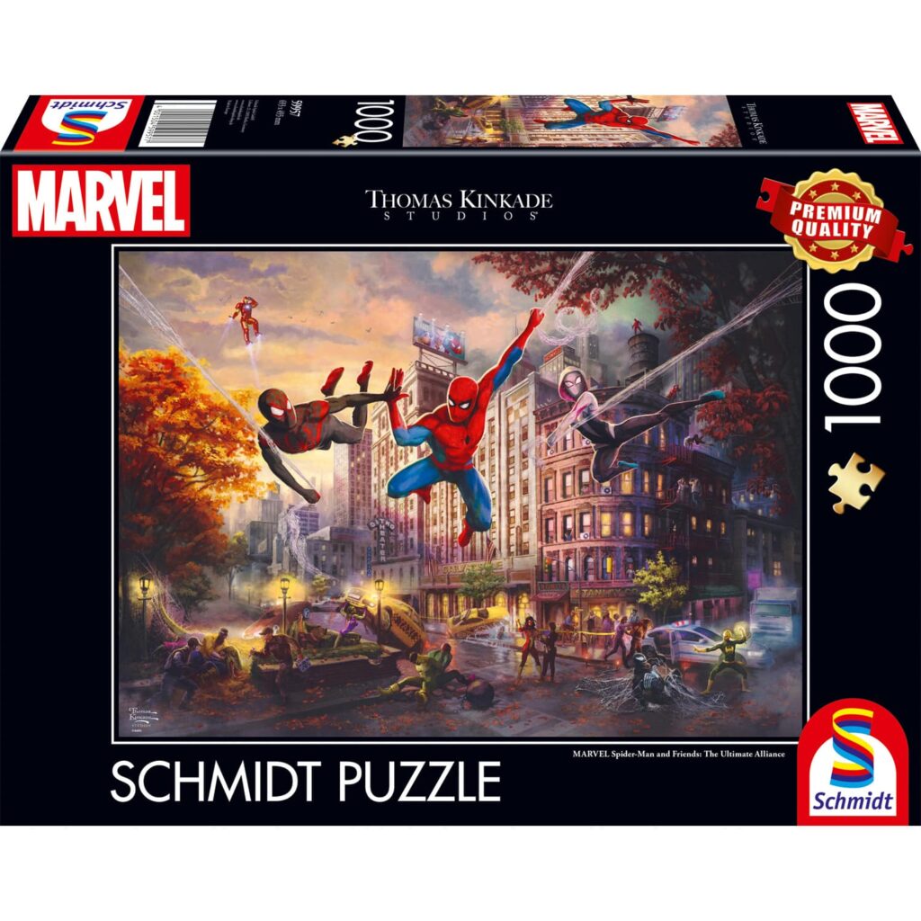 Schmidt Puslespil – Marvel: Spider-Man & Venner 1000 brikker