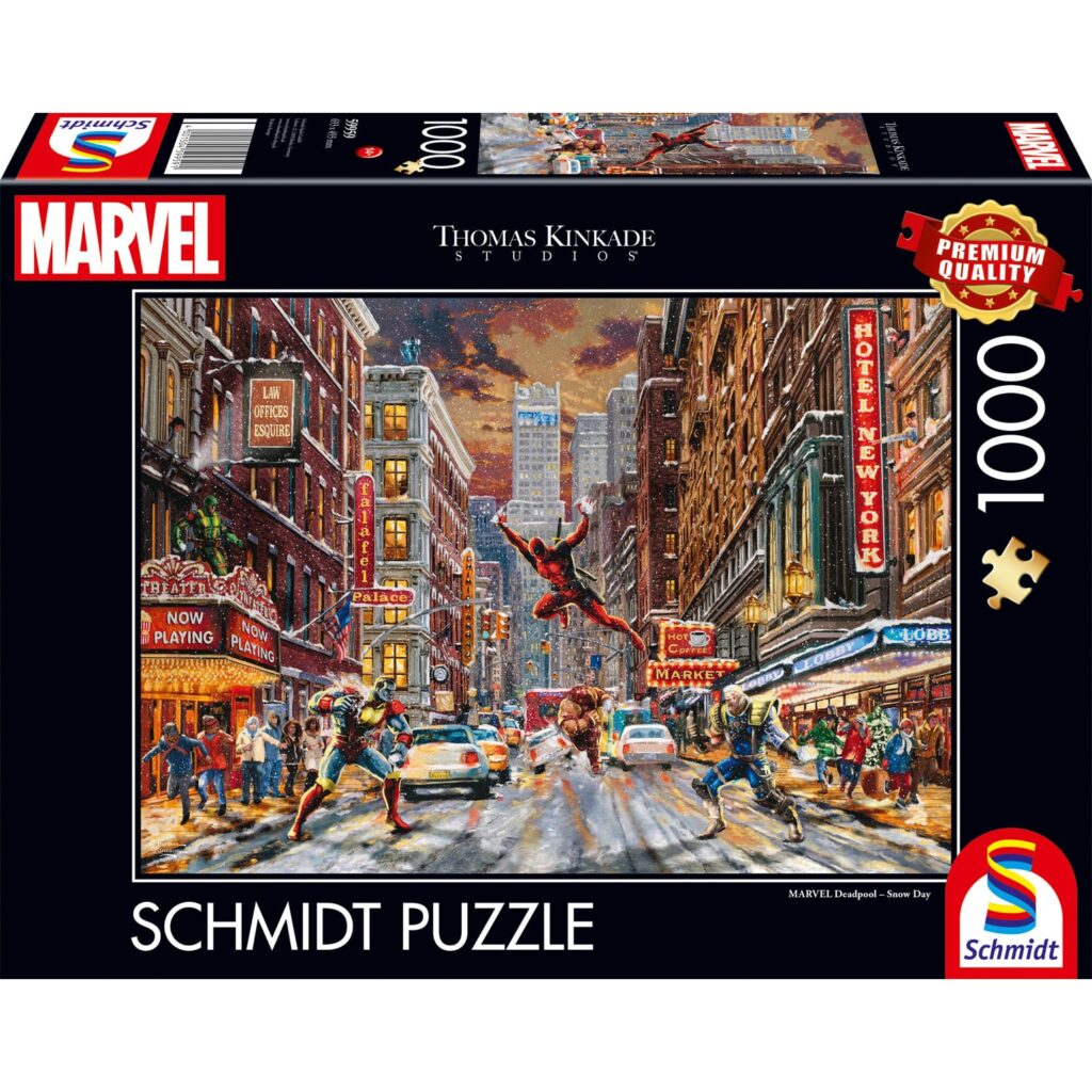 Schmidt Puslespil – Marvel: Deadpool 1000 brikker